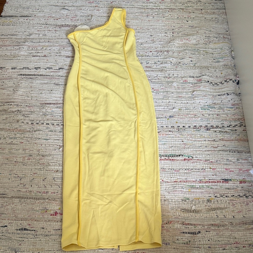 Sunshine Asymmetrical One-Shoulder Dress
